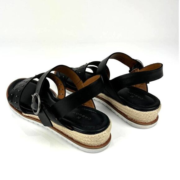 New Caslon Women Shoes Slides Black Leather Sandal Shoes Carmella-Lea US 10 - Picture 6 of 12